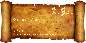 Kutasi Zsolt névjegykártya